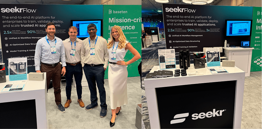 Seekr team and booth at Human X 2025