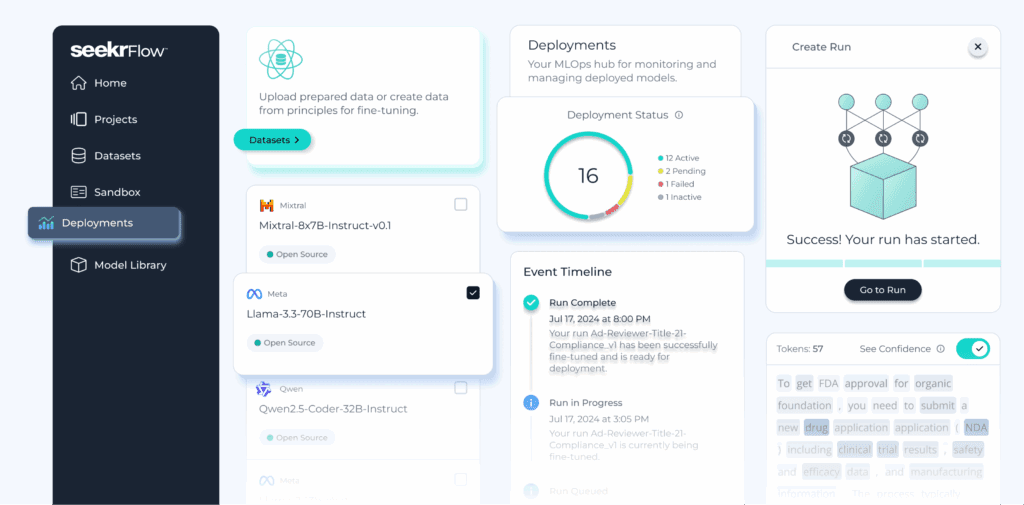 The New SeekrFlow™ Self-Service Enterprise AI Platform: A Simpler Way To Build and Run Trusted AI