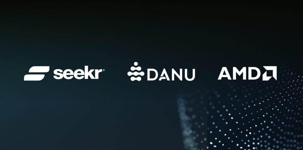 Seekr raising $100mm funding round at a $1.2b valuation led by Danu Venture Group and AMD Ventures