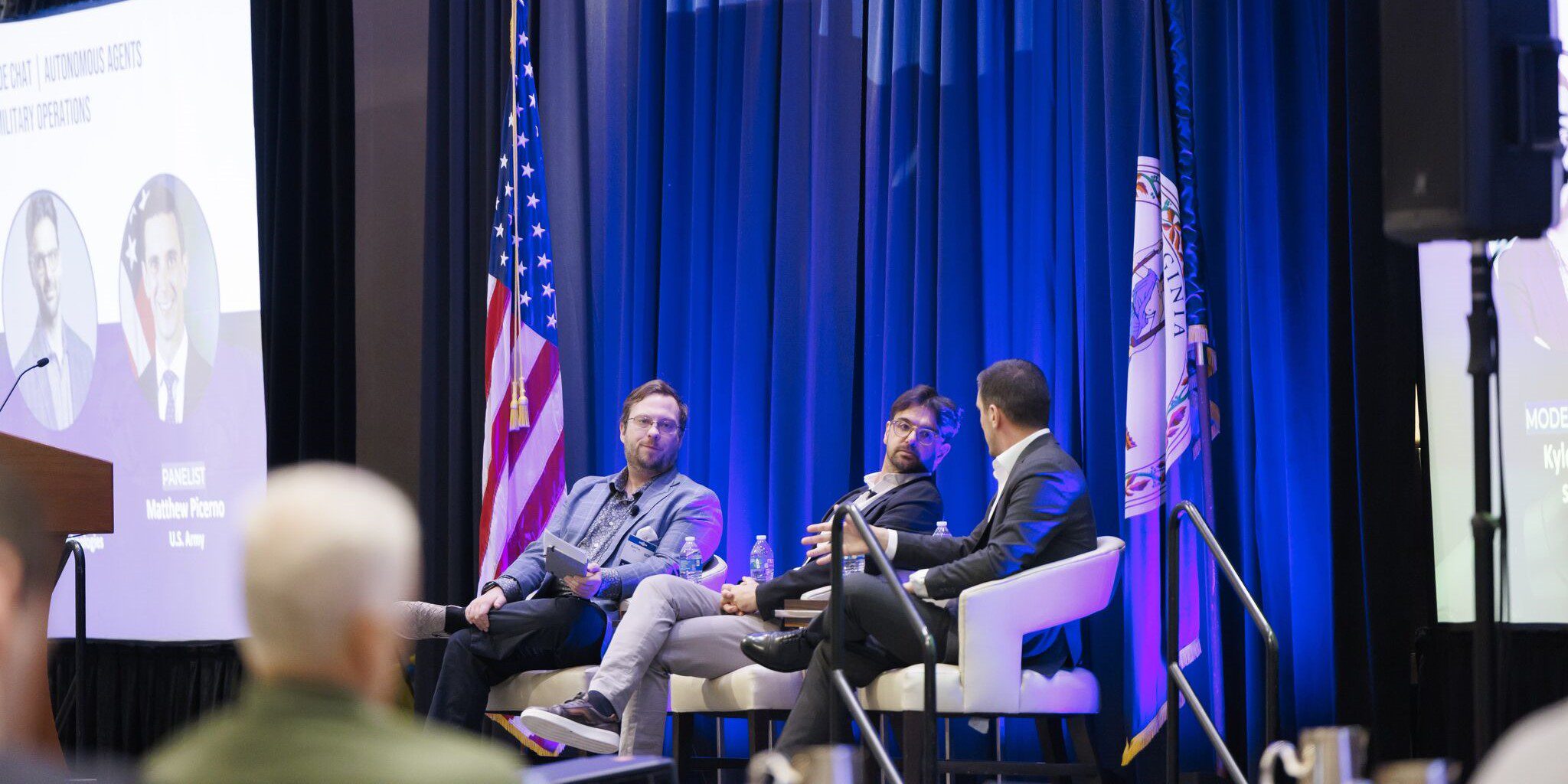 Potomac Officers Club AI Summit panel on Ai agents in military operations