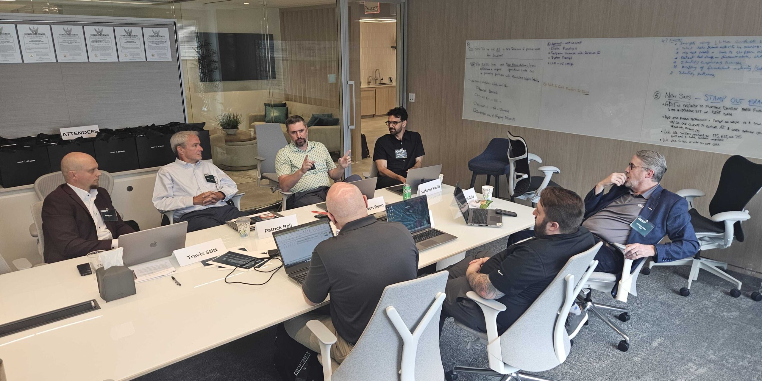 Seekr x GDIT hackathon judge deliberation