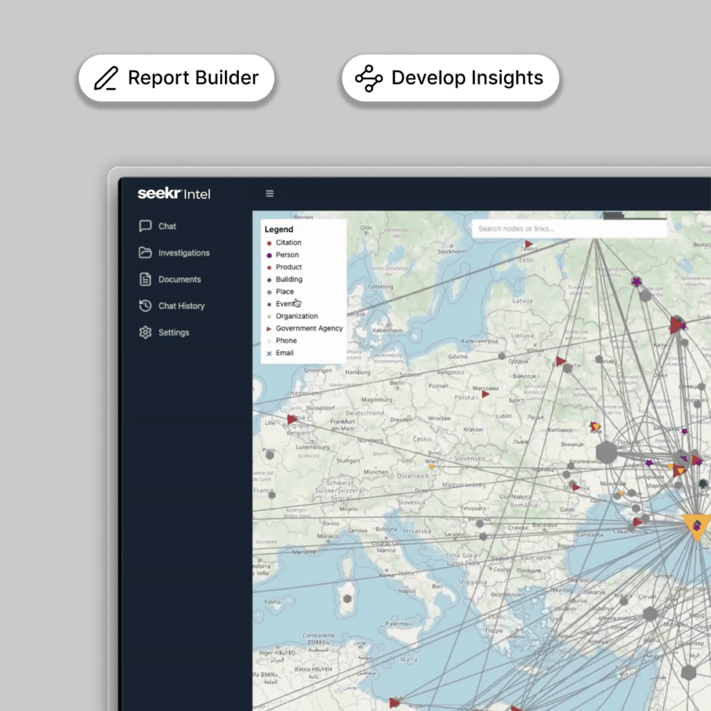 SeekrIntel preview home page