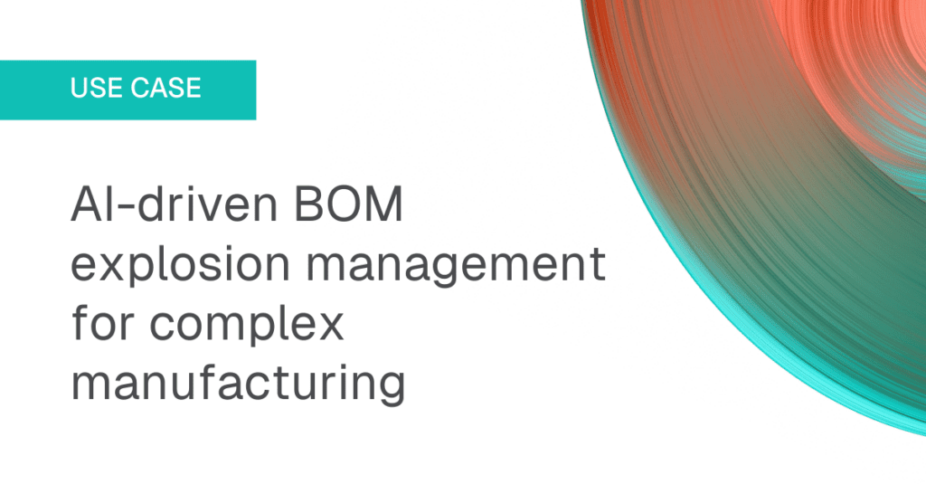 Use case BOM explosion management