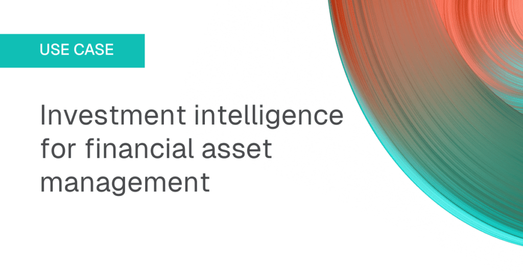 Use case investment intelligence