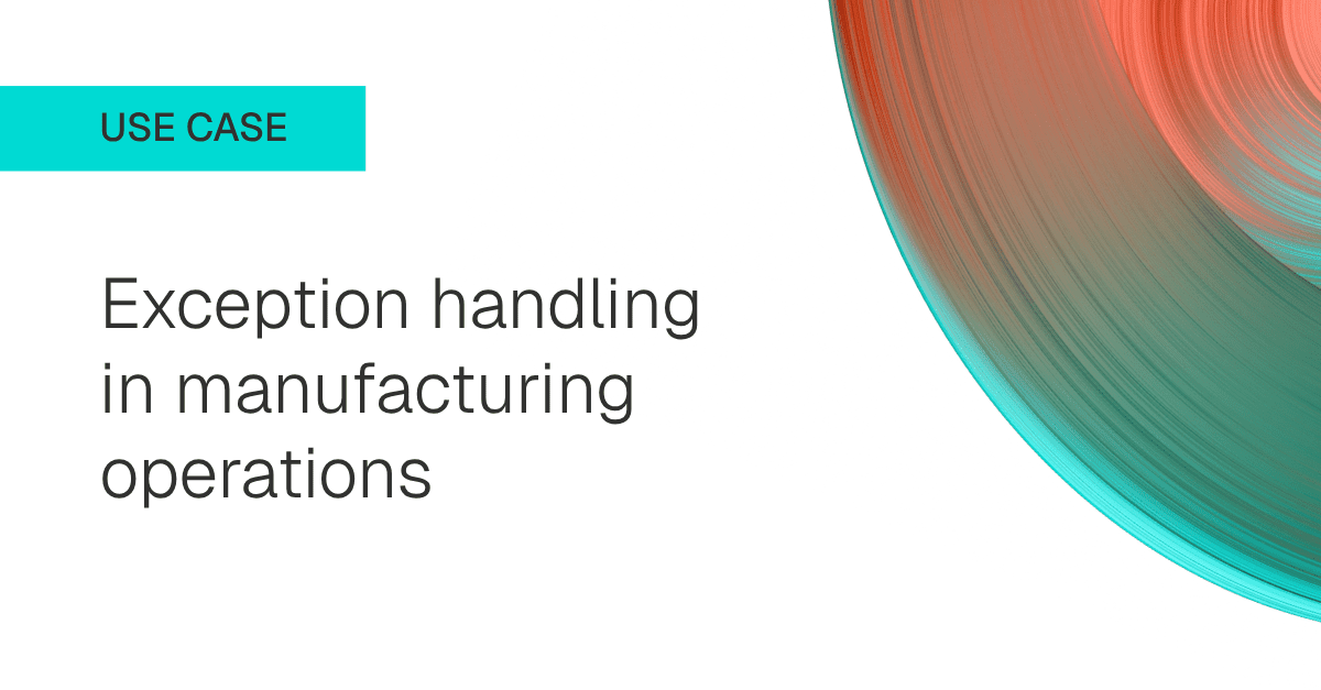 Manufacturing use case 3